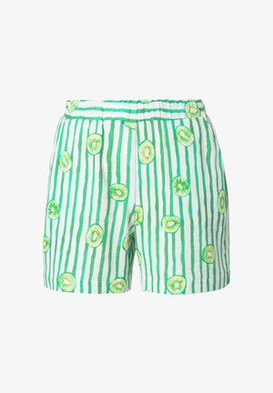 Studio Untold, STREIFEN FRUITPRINT ELASTIKBUND - Shorts - light green