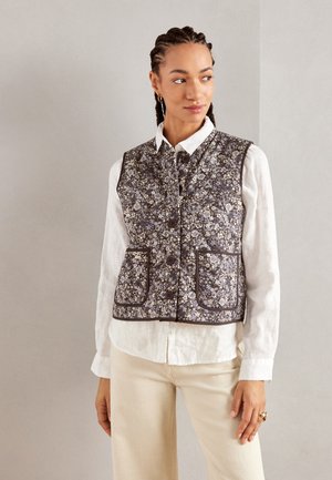 VEST - Waistcoat - washed black