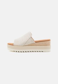 TOMS DIANA MULE - Papuci înalți - natural