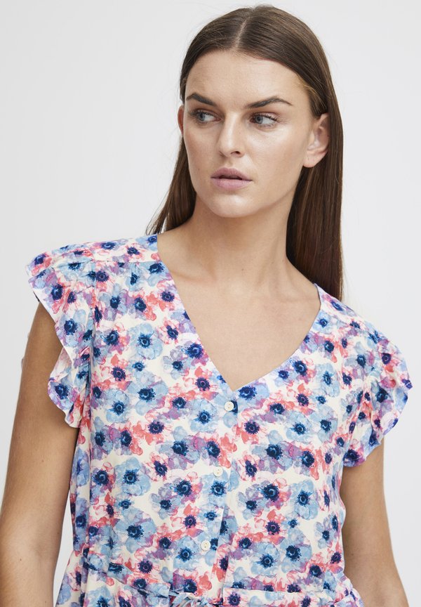 IHVERA - Shirt dress - multi flower aop3