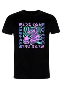 Disney ALICE IN WONDERLAND MAD HERE TRIP - T-shirt z nadrukiem