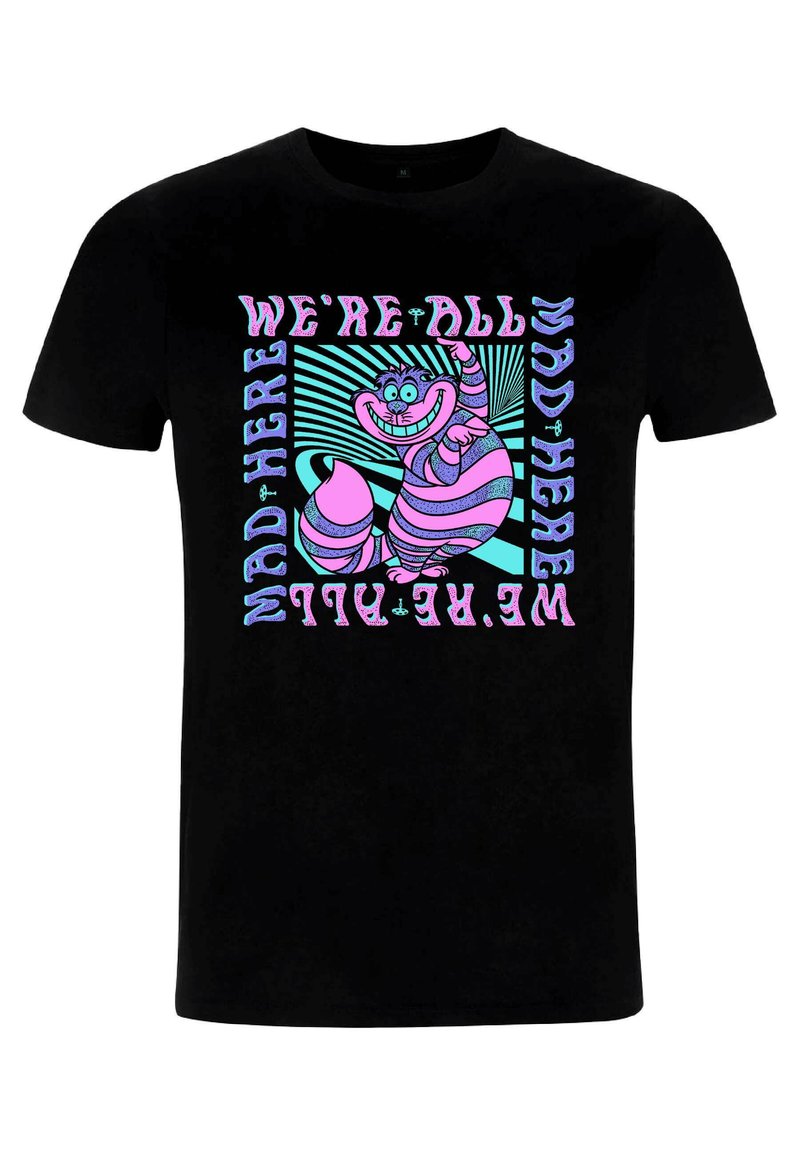 Disney ALICE IN WONDERLAND MAD HERE TRIP - T-shirt z nadrukiem