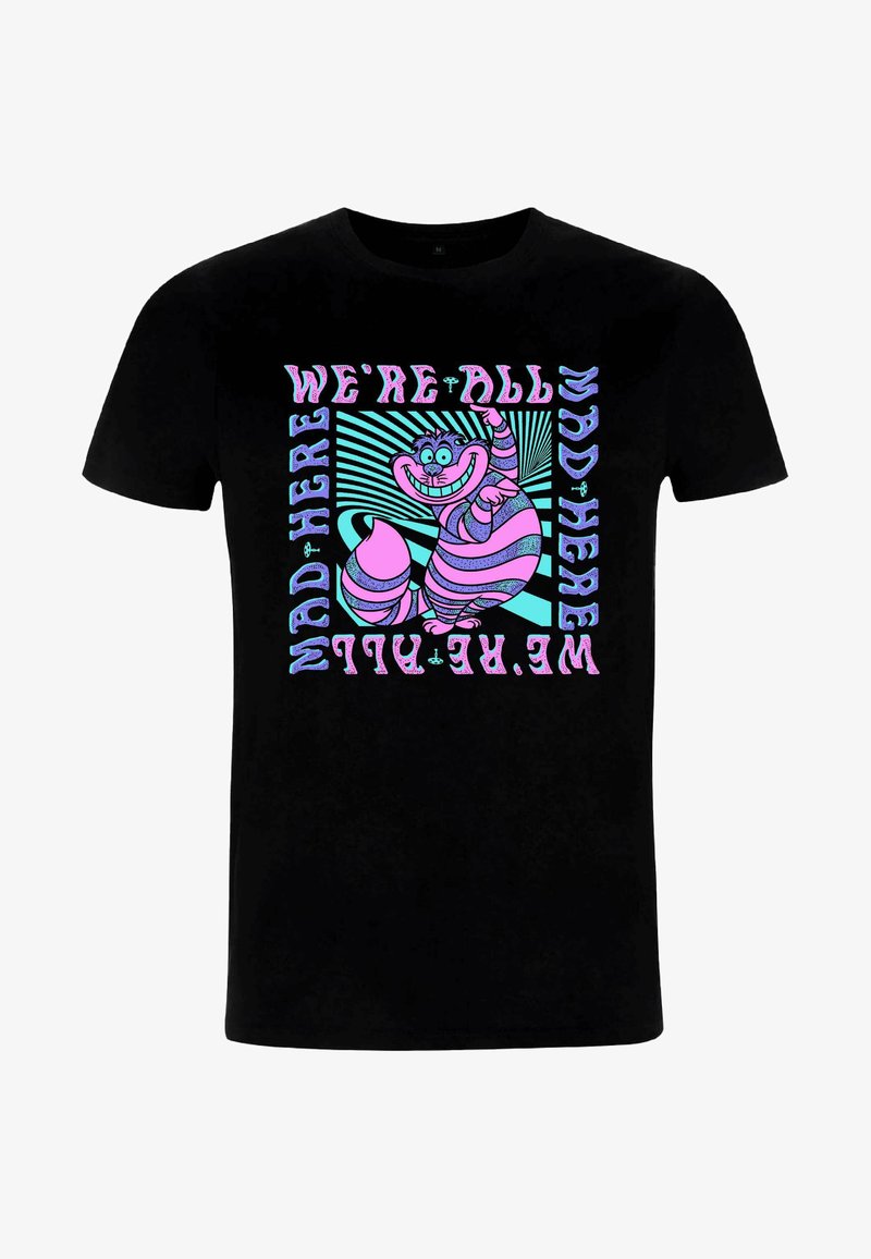 Disney ALICE IN WONDERLAND MAD HERE TRIP - T-shirt z nadrukiem