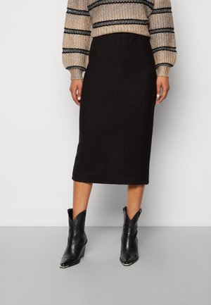 VILA, Jupe crayon - black