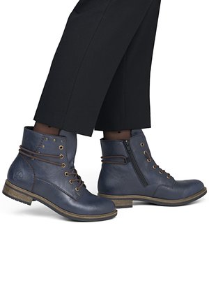 Rieker, RIEKER SCHNÜRSTIEFEL 72222 - Lace-up ankle boots - blue