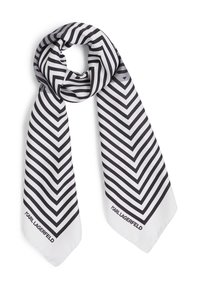 KARL LAGERFELD Šalle - black white stripe
