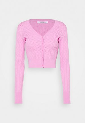 V-NECK WITH LONG SLEEVES - Cardigan - orchid pink