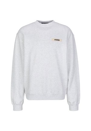Jacquemus, JACQUEMUS SWEATSHIRT THE GROSGAIN LOGO - Sweater - grey