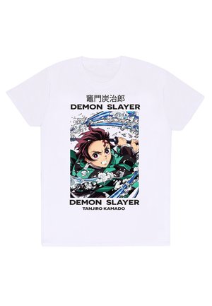 DEMON SLAYER WHIRLPOOL - Print T-shirt - white