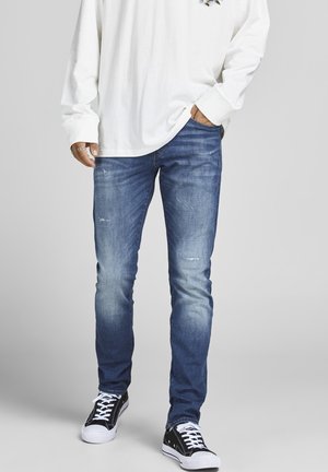 JJIGLENN JJICON - Slim fit -farkut - blue denim