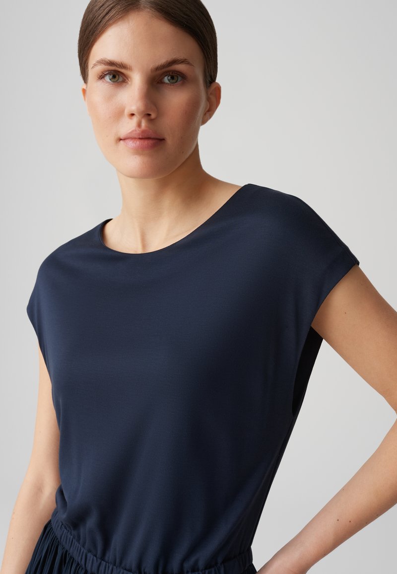 OPUS REGULAR MIDI FIT Jurk coal blue/blauw