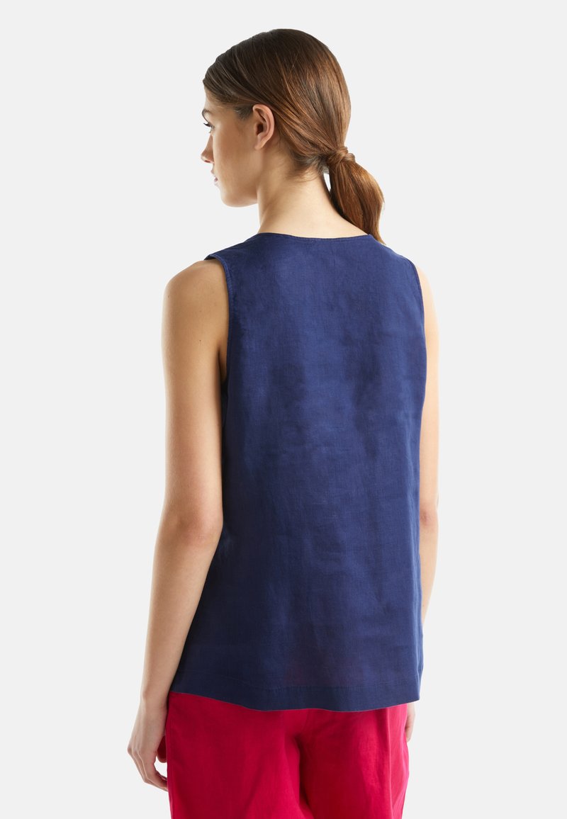 United Colors of Benetton SLEEVELESS Camicetta blue/blu