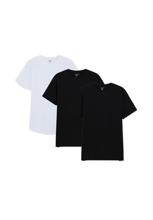 PACK OF 3 PLAIN  - T-shirt basic - var blu navy