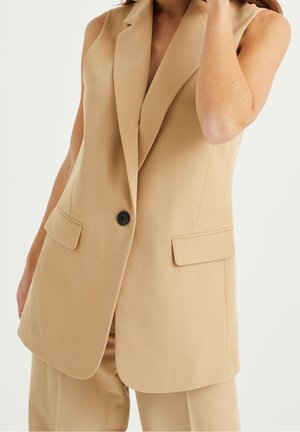 Veste sans manches - beige