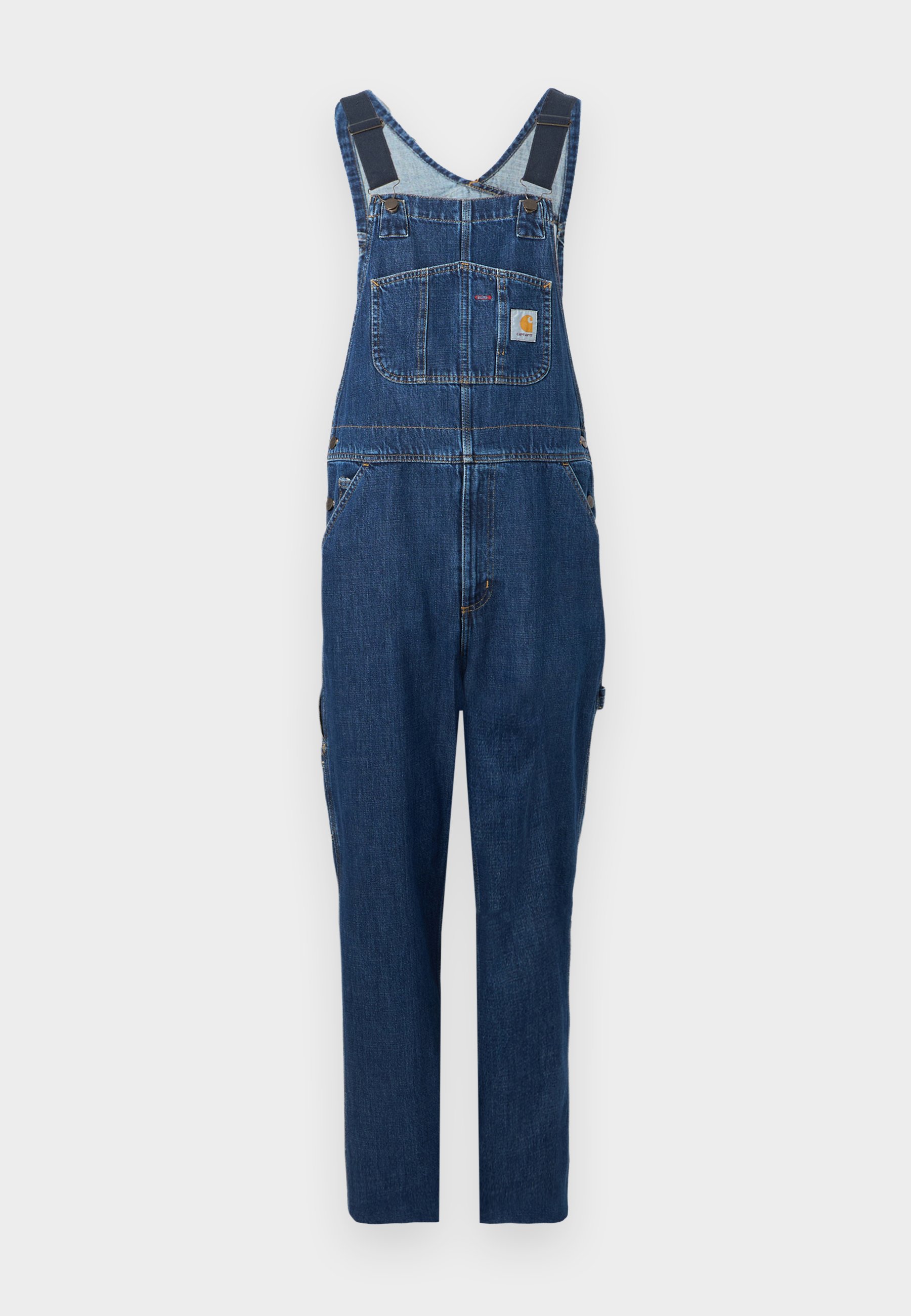 Carhartt WIP CAMANO - Denim Dungarees - blue stone washed/stone