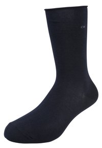 Calvin Klein Underwear WOMEN SOCK ROLL TOP 3 PACK - Meias - denim navy