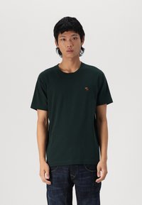 Abercrombie & Fitch 5-Pack Signature Icon Tees - Basic T-shirt - black/scarab/blue/white