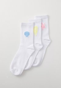 PCSANNI 3 PACK - Kojinės - bright white