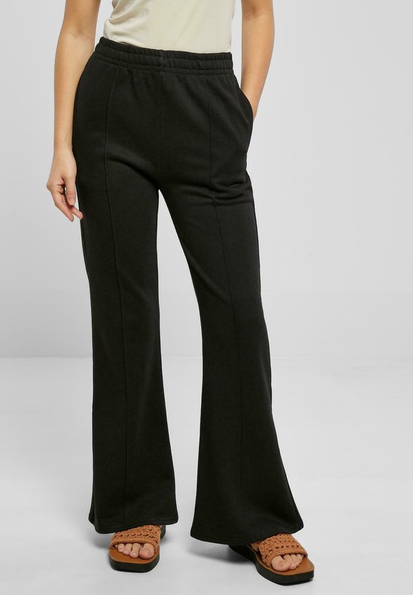 FLARED PIN TUCK TERRY - Stoffhose