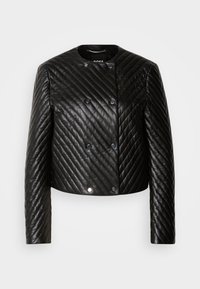 SANDRU - Leather jacket - black