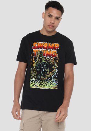Cotton Soul, JLA SWAMP THING - Print T-shirt - black