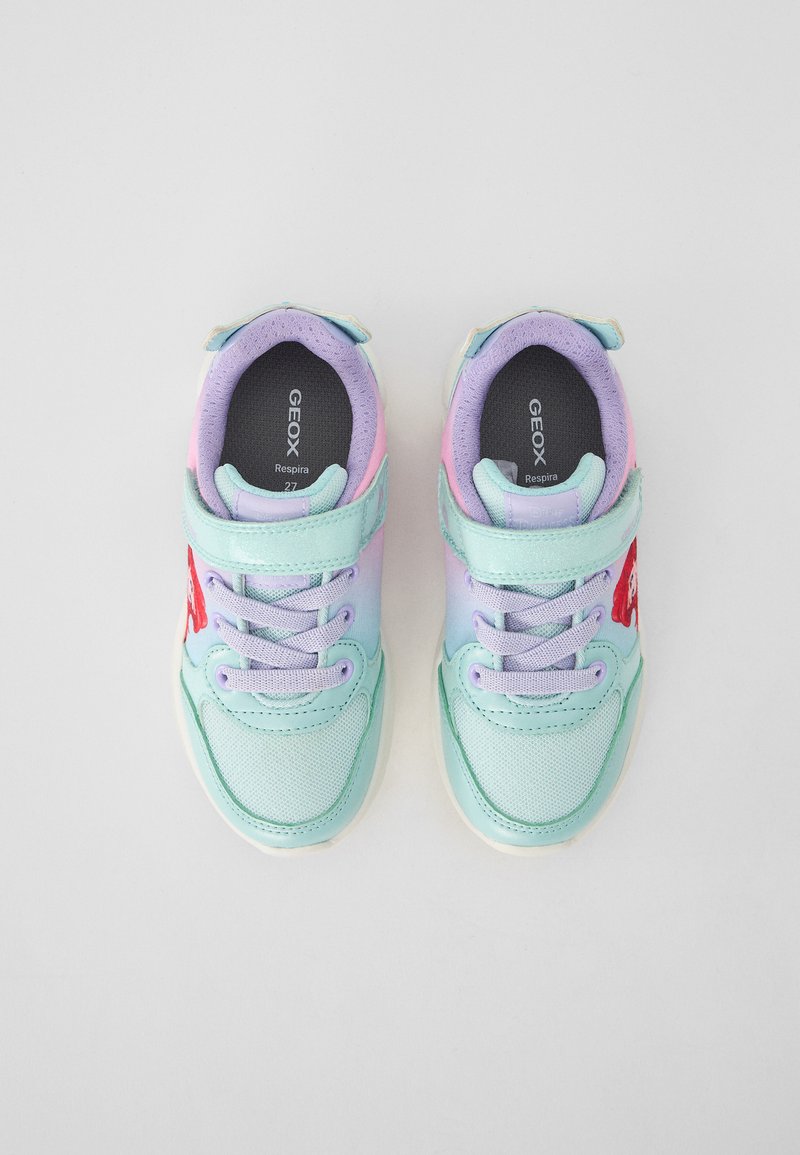 Scarpe Da Ginnastica Geox Nettuno 3 Per Bambine E Ragazze, Colore Bianco/argento, Chiusura Con Lacci E Zip, Tomaia Effetto Pelle, Suola Traspirante. - 6