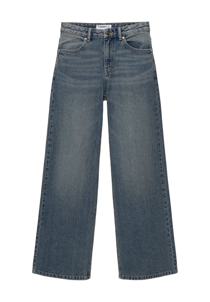 PULL&BEAR Flared Jeans blauwgrijs