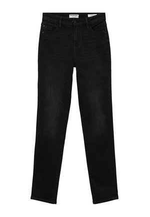 BONOBO Jeans, BONOBO JEANS BONOBO SLIM-FIT HOCHGESCHNITTENE HOSE - Jeans Slim Fit - denim noir