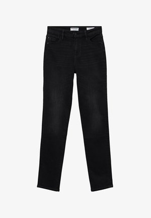 BONOBO Jeans, BONOBO JEANS BONOBO SLIM-FIT HOCHGESCHNITTENE HOSE - Jeans Slim Fit - denim noir