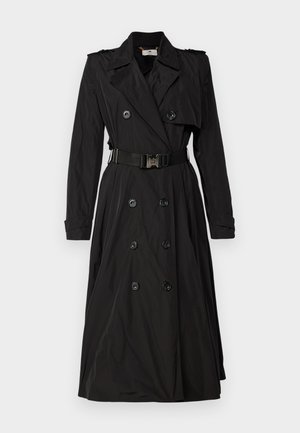Elisabetta Franchi WOMENS DUST COAT - Κλασικό παλτό - nero