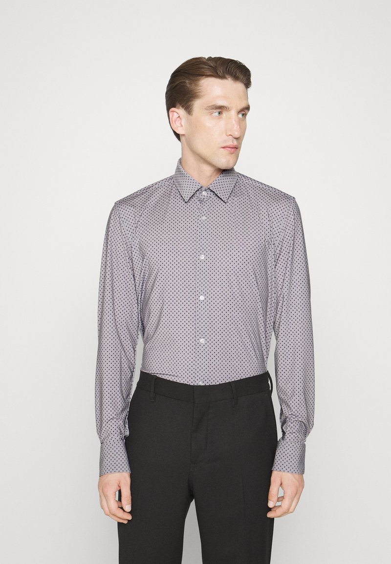 BOSS HANK KENT SLIM FIT - Camisa formal - silver