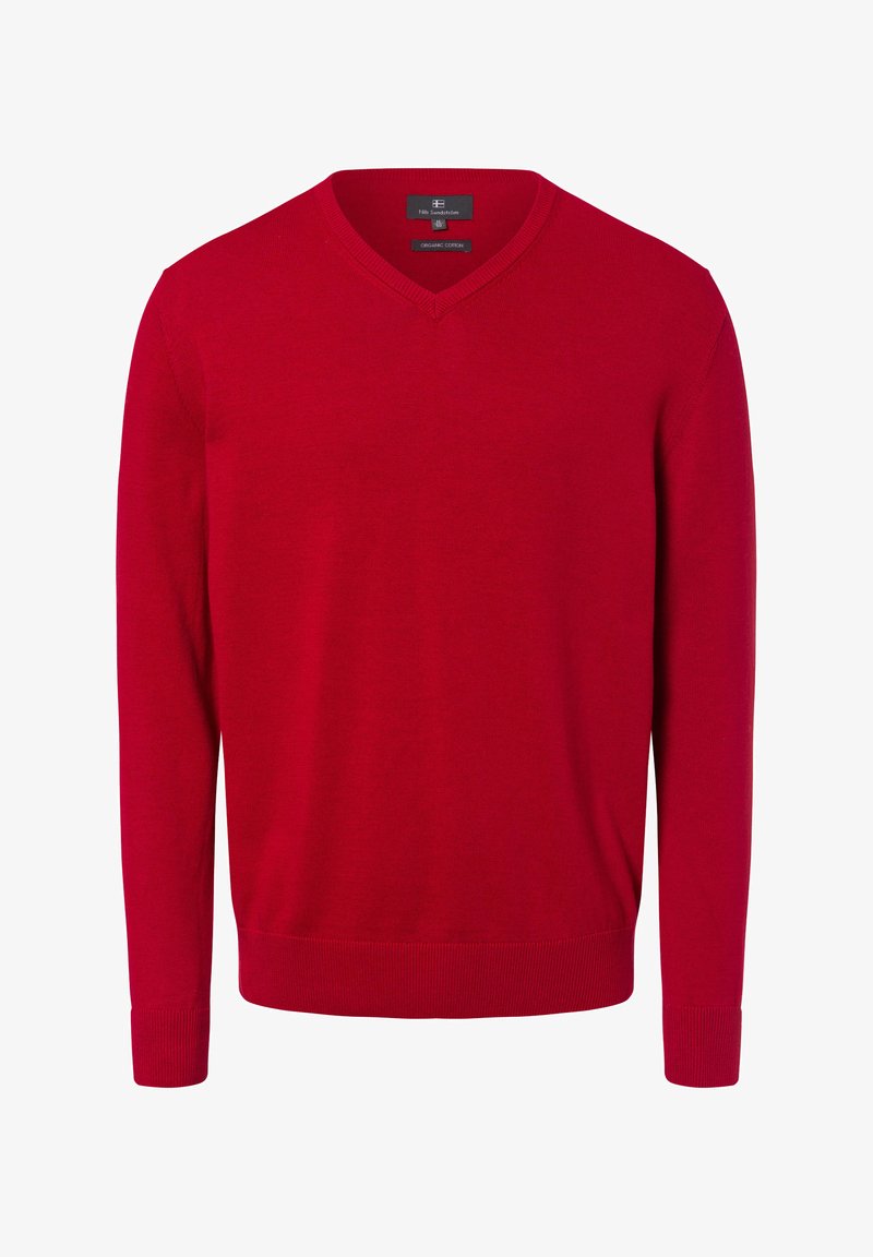 Nils Sundström Strickpullover - bordeaux