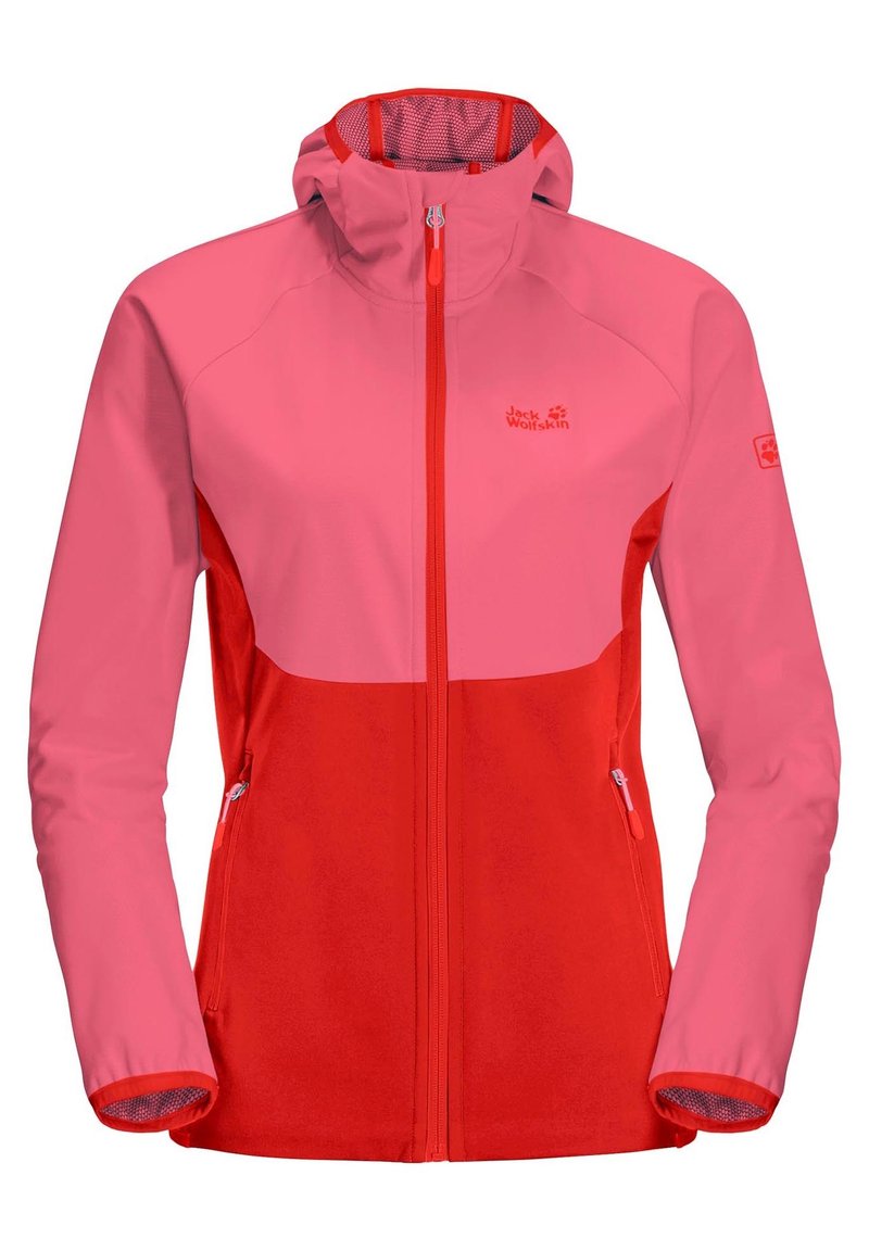 Jack Wolfskin Lichte jas donkerroze