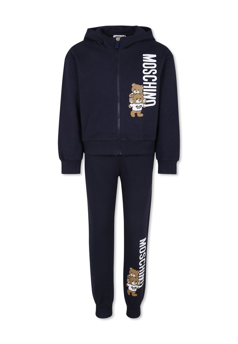 MOSCHINO TUTA SET UNISEX niebieski