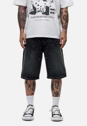 Good For Nothing WIDE LEG SHORTS - Jeansshort - black