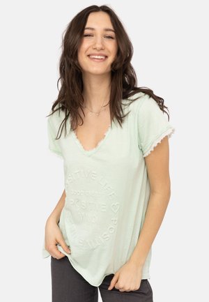 TAIL - T-Shirt print - hellgruen