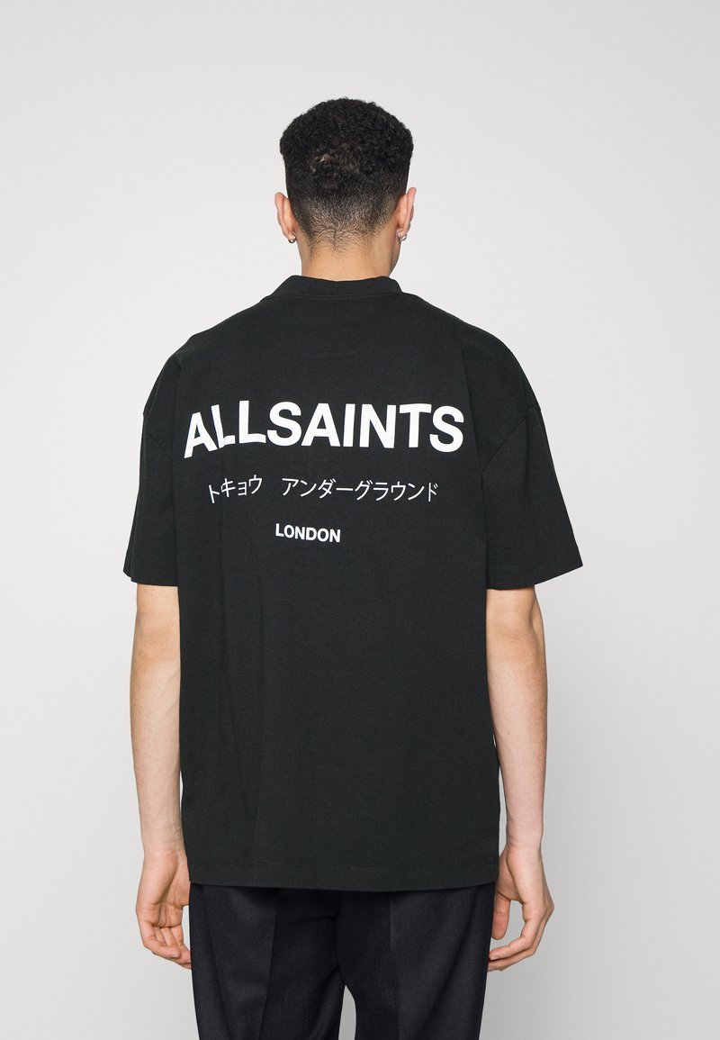 AllSaints UNDERGROUND CREW - estampada - jet black/negro - Zalando.es