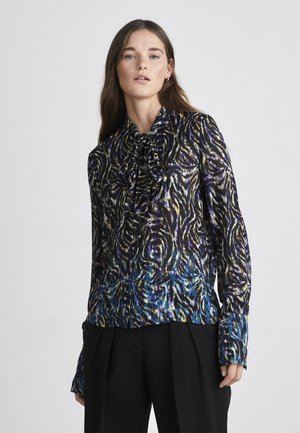 Patrizia Pepe CAMICIA - Πουκαμίσα με κουμπιά - dark multicolor