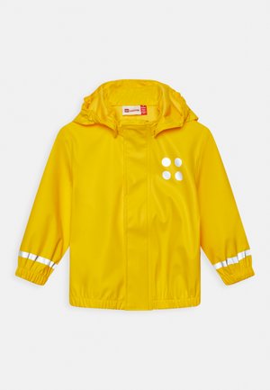 DUPLO JUSTICE UNISEX - Jachetă impermeabilă - yellow