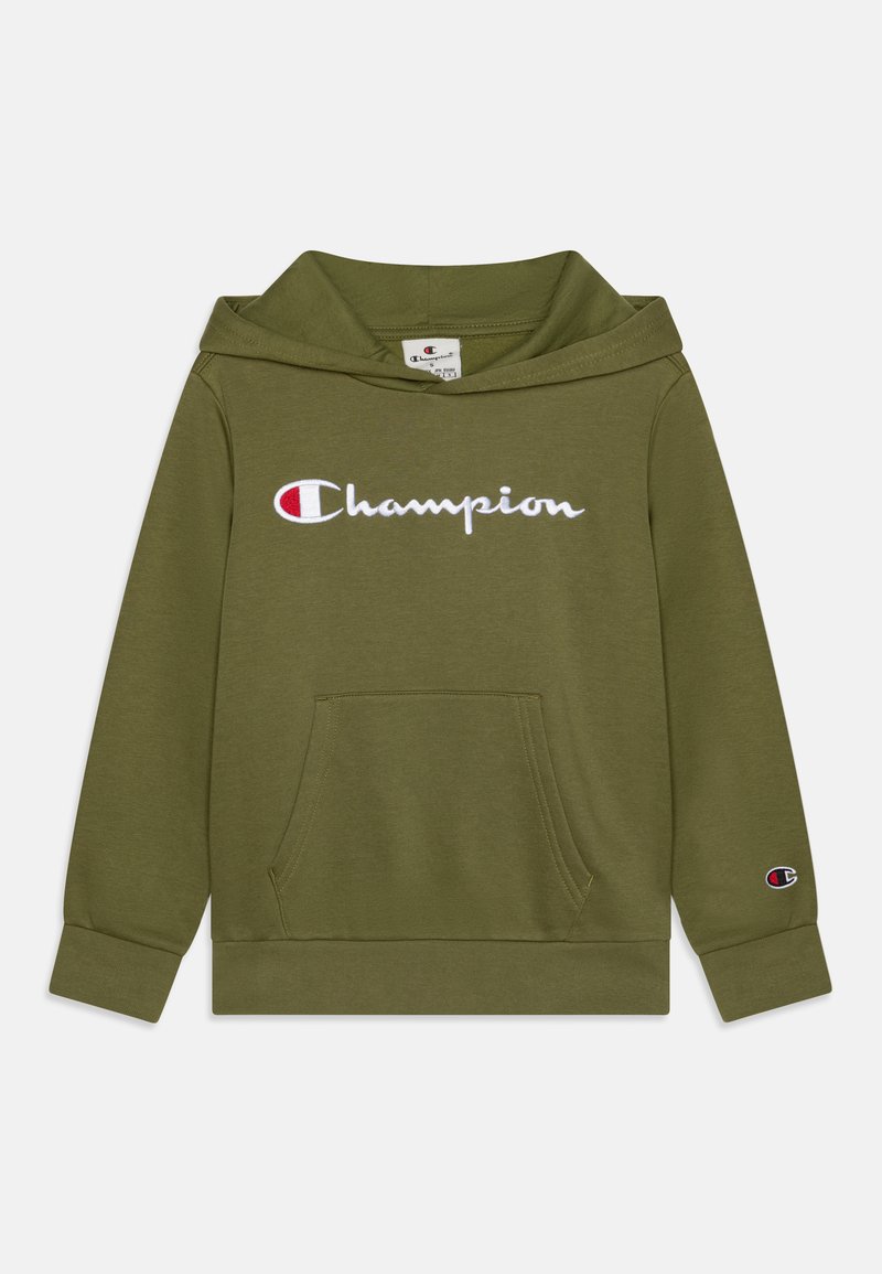 Champion ICONS HOODIE CONTRAST LOGO UNISEX - Mikina s kapucí - green