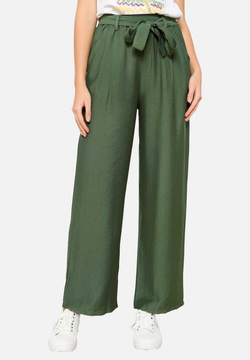 LolaLiza LOOSE - Pantalones - khaki med