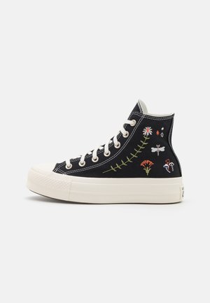 Converse CHUCK TAYLOR ALL STAR LIFT - Kõrge servaga tossud - black/egret