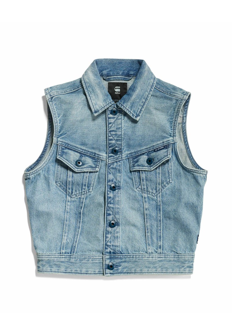 G-Star Bodywarmer lichtblauw denim