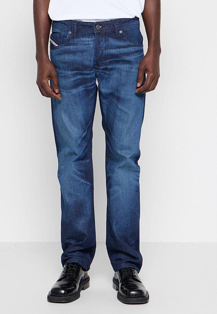 Diesel Straight leg jeans donkerblauw Diesel Straight leg jeans donkerblauw