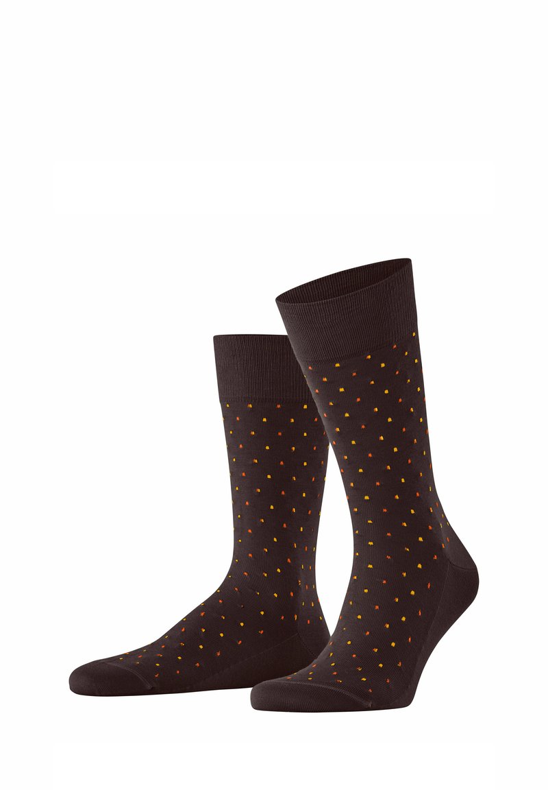 FALKE PERFECT TIE - Socken - umber