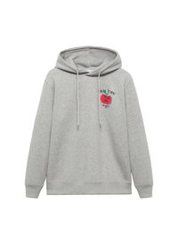Hoodie - mottled light grey