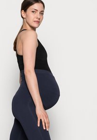 MAMALICIOUS MLTIA JEANNE - Leggings - Calças - navy blazer