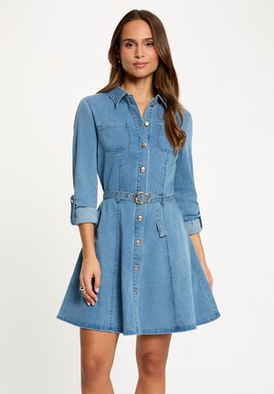 FITTED SHORT - Denimkjoler - denim stone