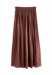 GLOSSY METALLIC - Jupe longue - pink