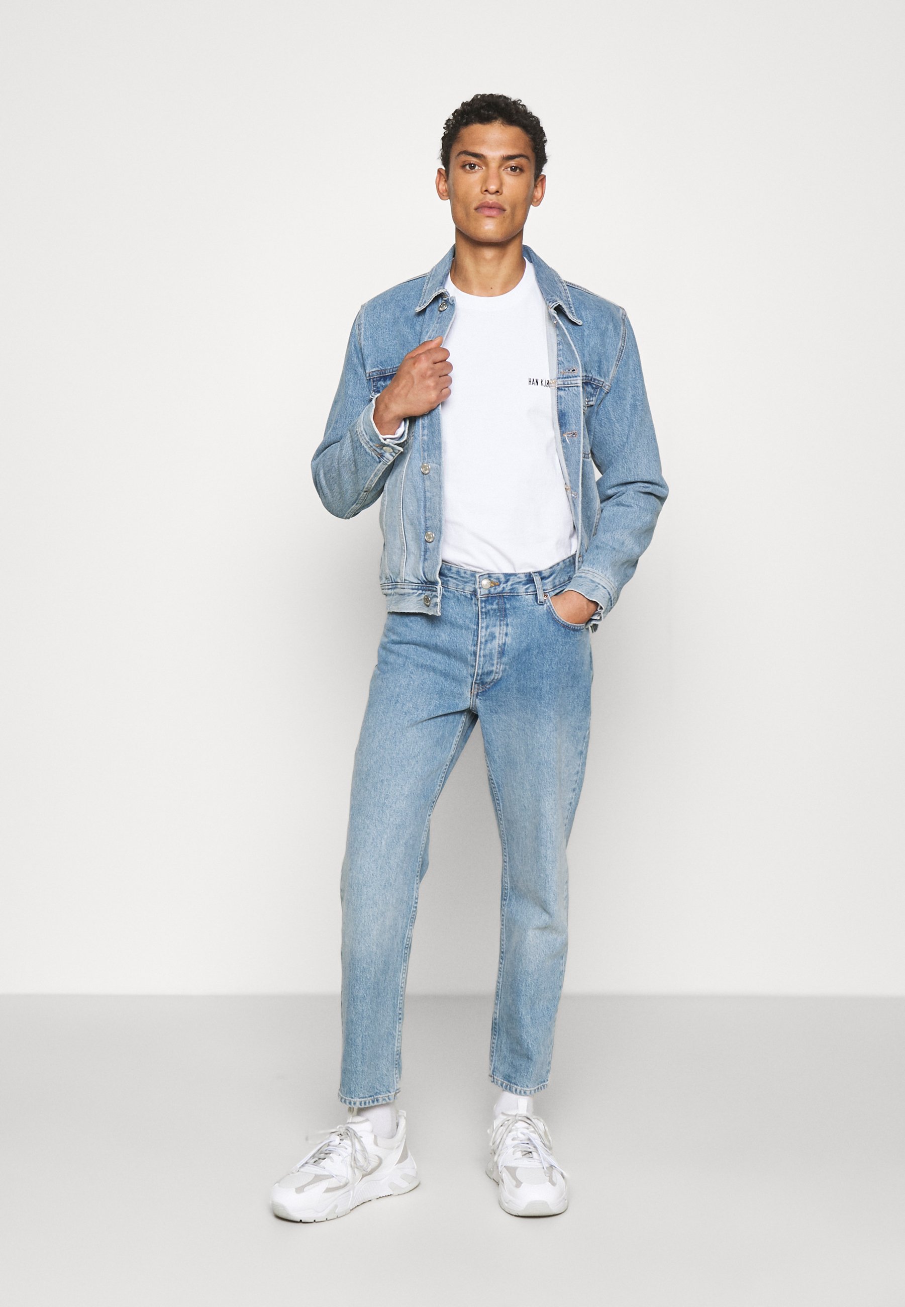 Uomo CASUAL TEE LONG SLEEVE - Maglietta a manica lunga - white Uomo CASUAL TEE LONG SLEEVE - Maglietta a manica lunga - white